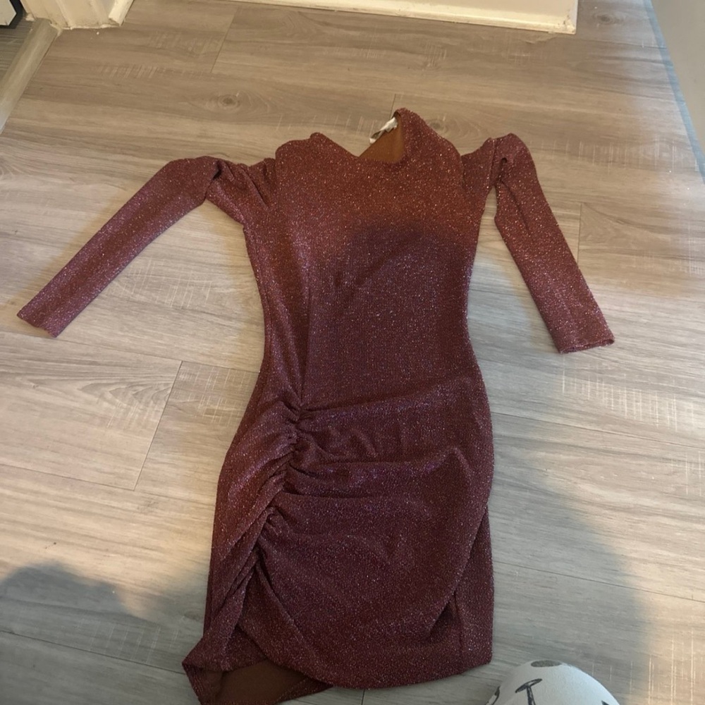 Ramy brooks size extra small red sparkley dress